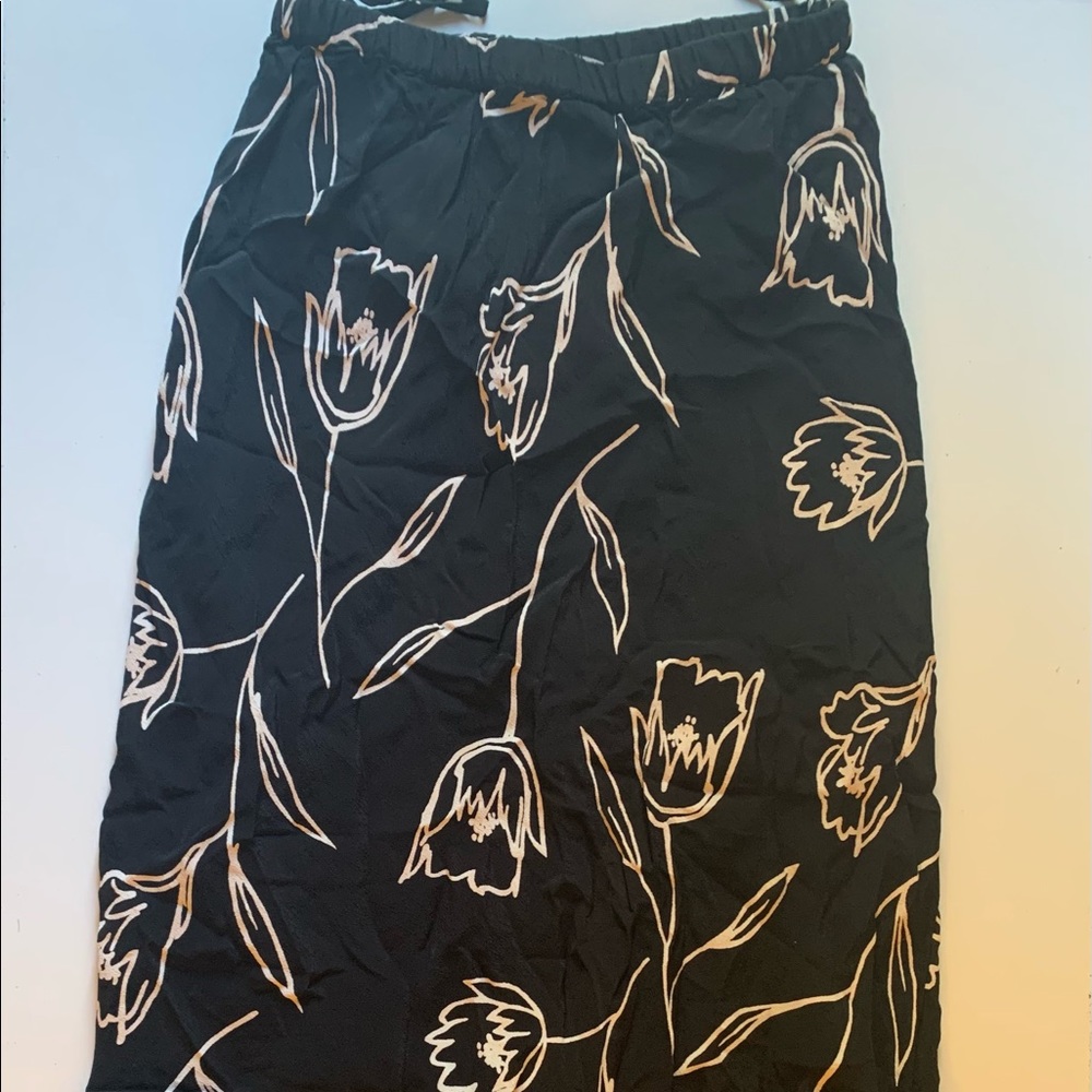 Black maxi skirt
